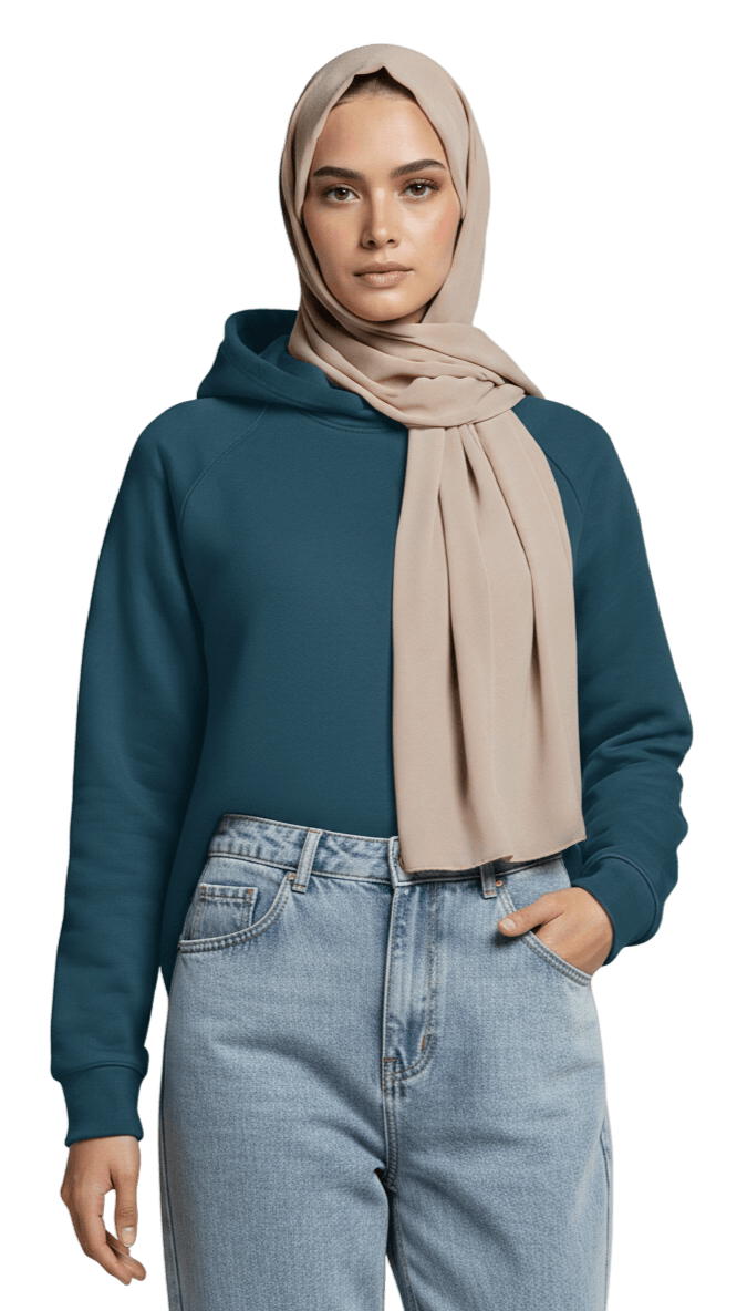 Oversize Hoodie - Blue - RIZE
