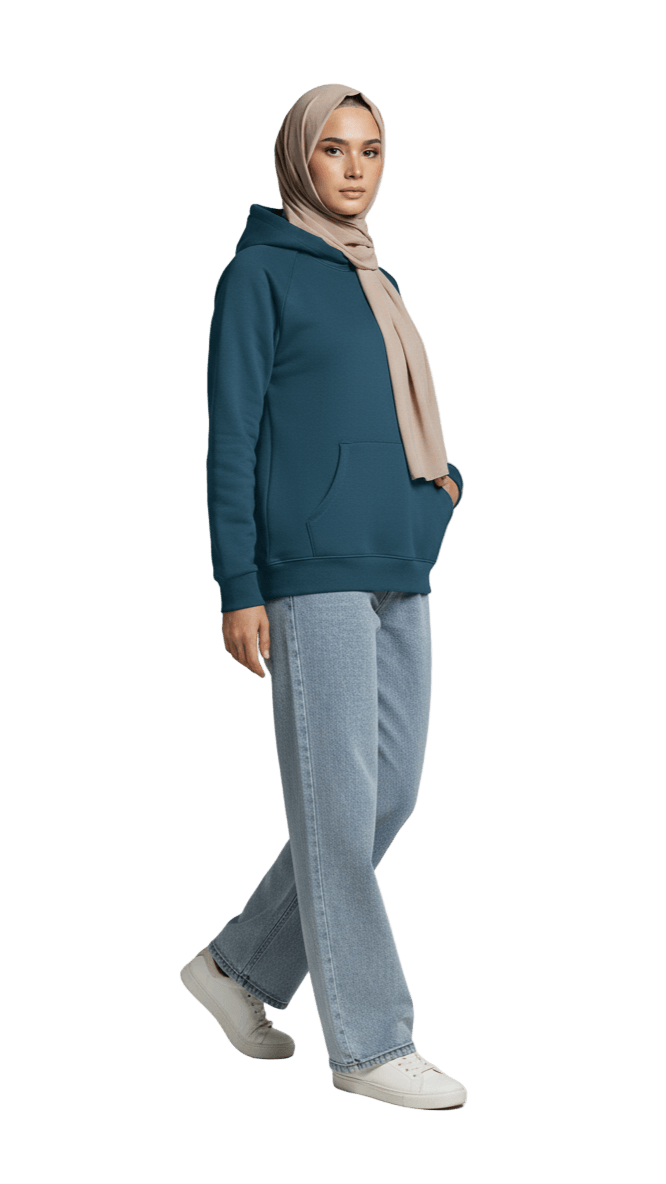 Oversize Hoodie - Blue - RIZE