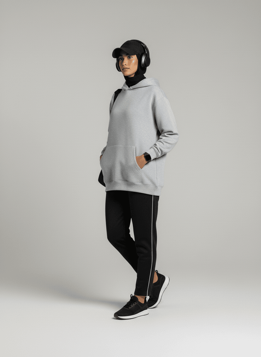Oversize Hoodie - White - RIZE
