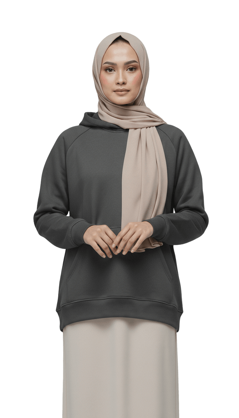 Oversize Hoodie - Grey - RIZE