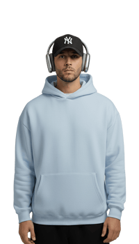 Oversize Hoodie - Babyblue - RIZE