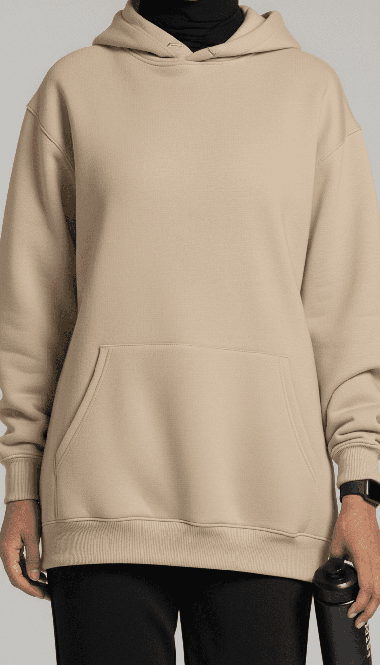 Oversize Hoodie - Black | Off-White | Beige - RIZE