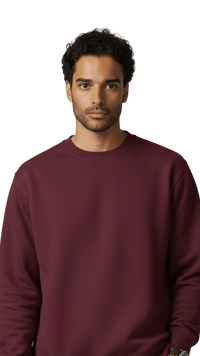 Crewneck Basic - Bergandy - RIZE