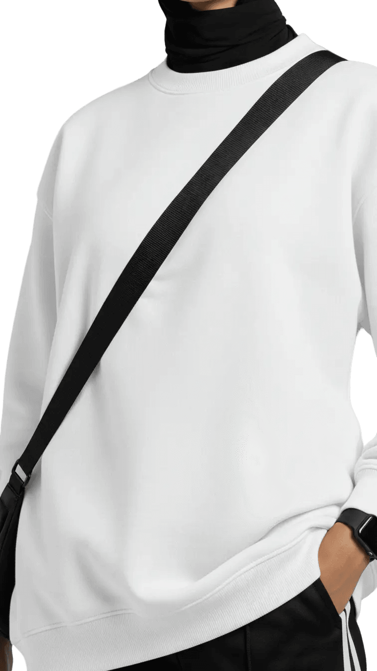Crewneck Basic - White - RIZE