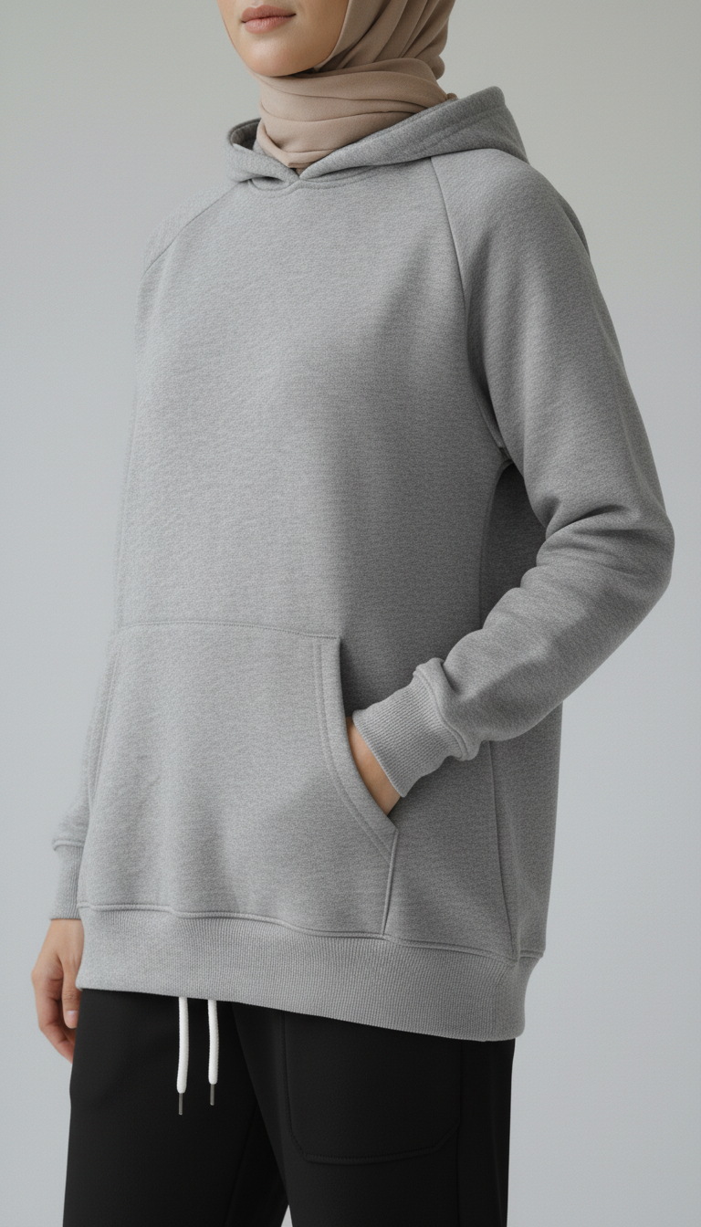 Oversize Hoodie - White