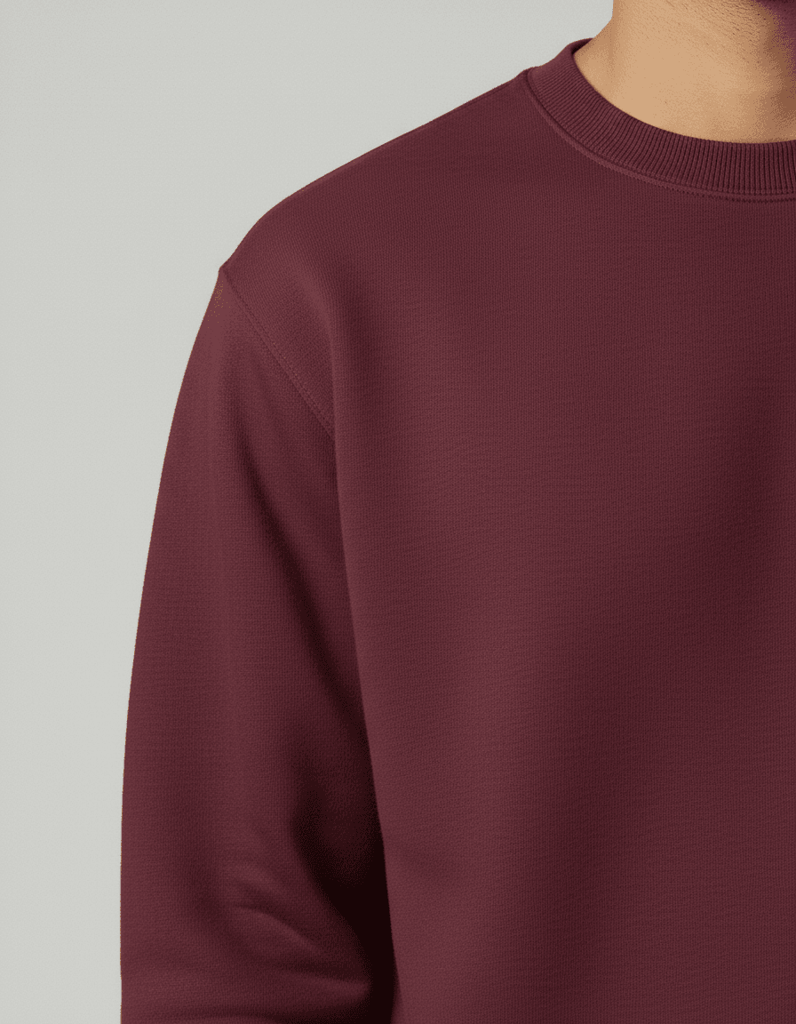 Crewneck Basic - Bergandy - RIZE