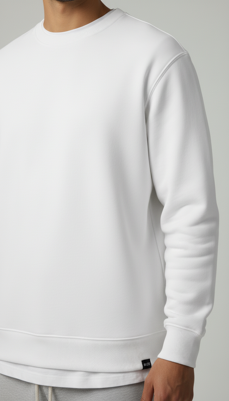 Crewneck Basic - White