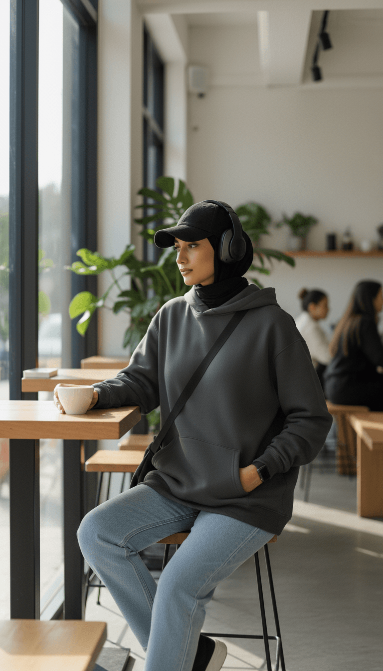 Oversize Hoodie - Grey - RIZE