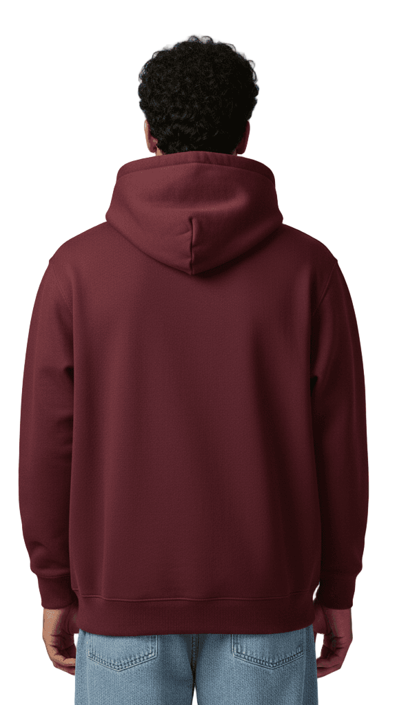 Oversize Hoodie - Bergandy - RIZE