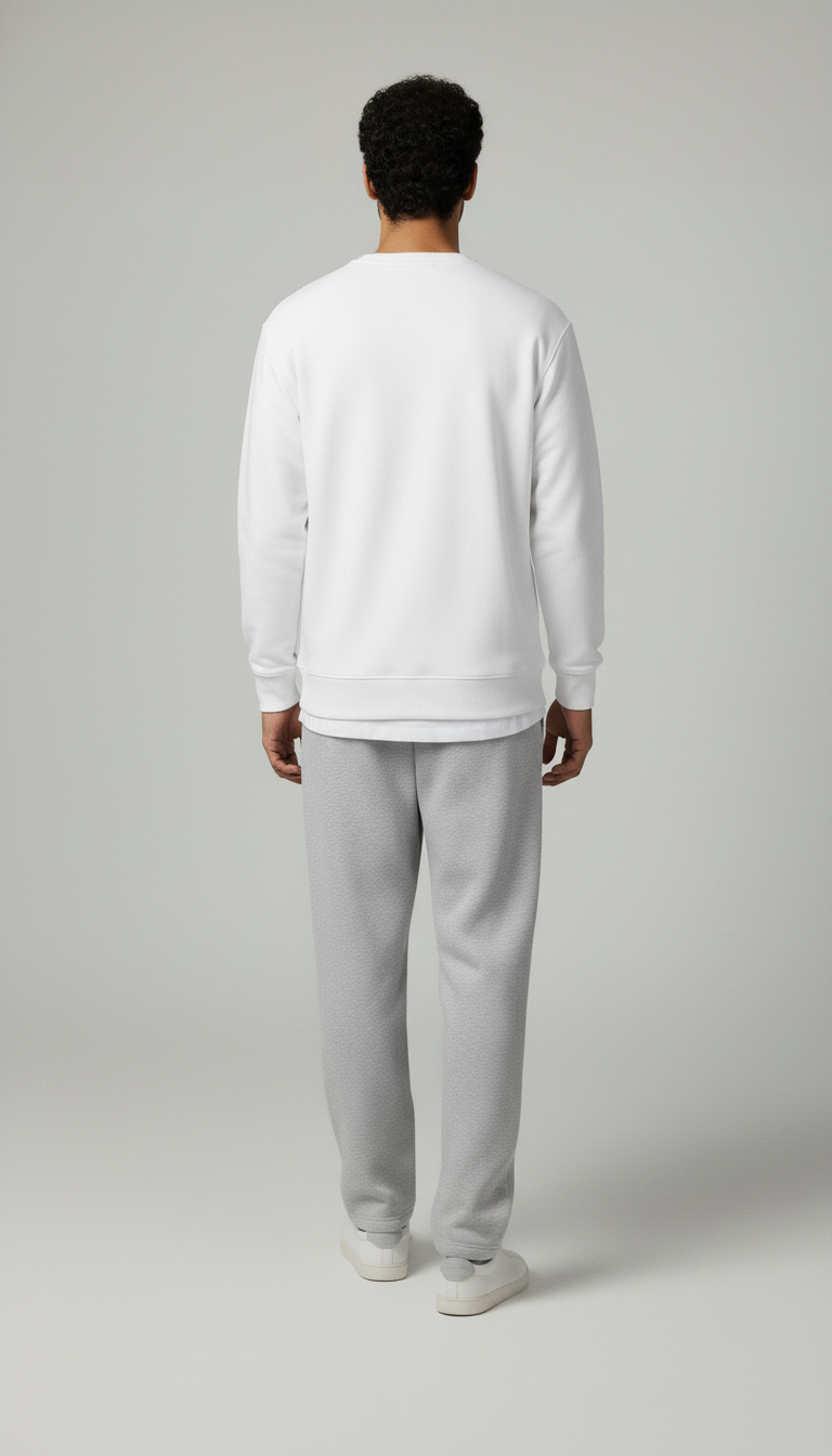 Crewneck Basic - White