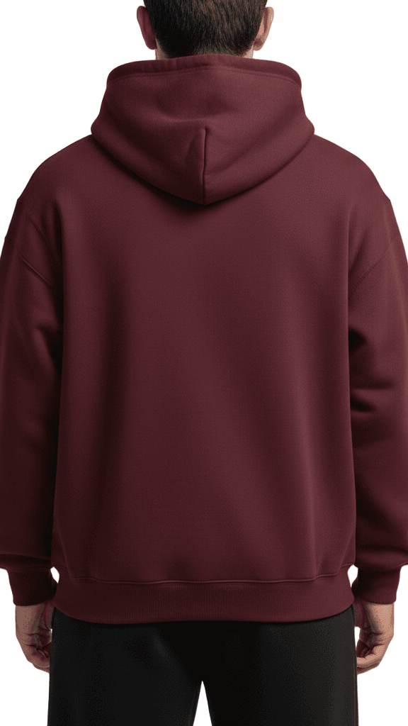 Oversize Hoodie - Bergandy - RIZE