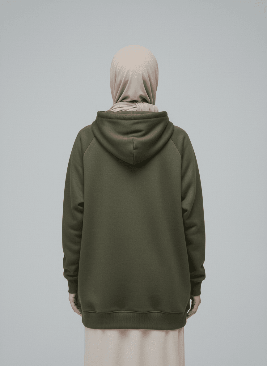 Oversize Hoodie - Olive - RIZE