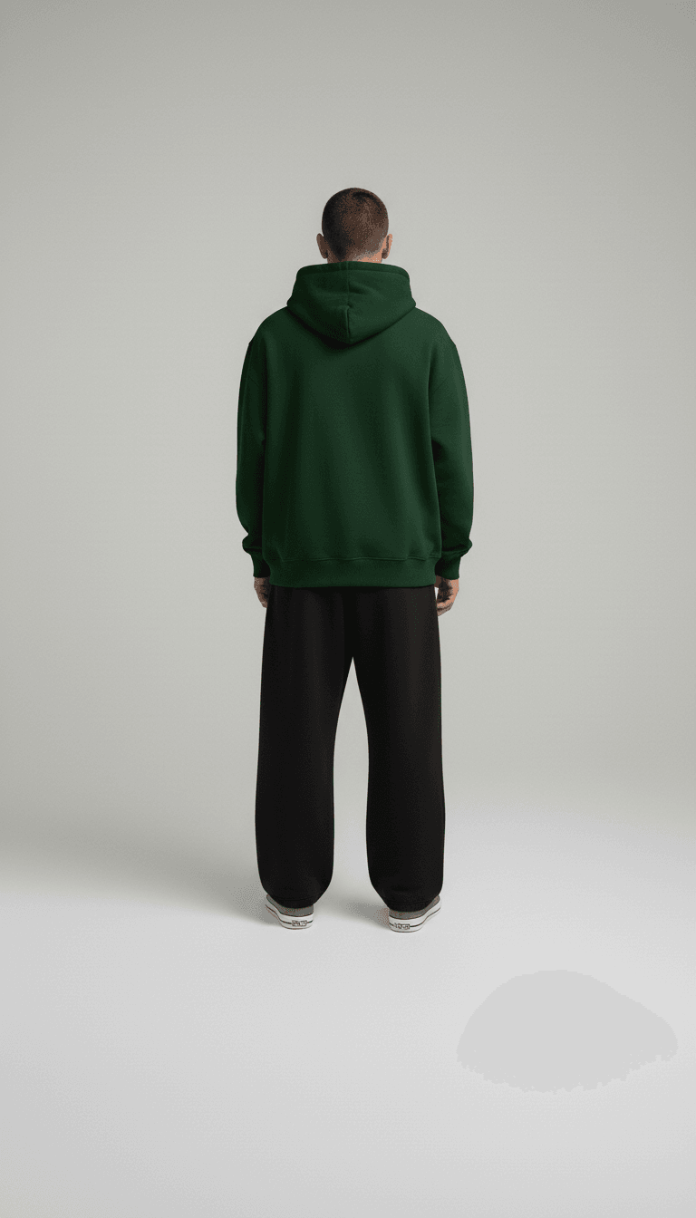 Oversize Hoodie - Green - RIZE