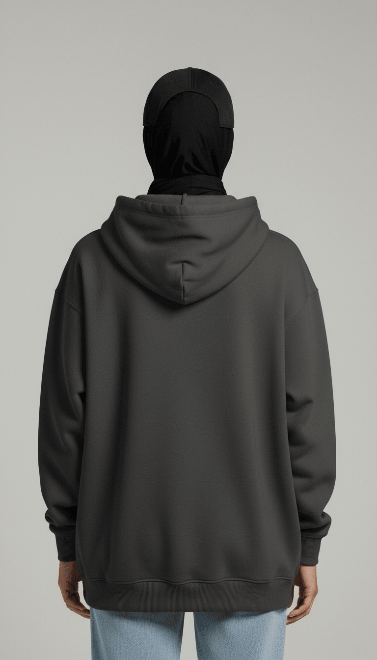 Oversize Hoodie - Grey - RIZE