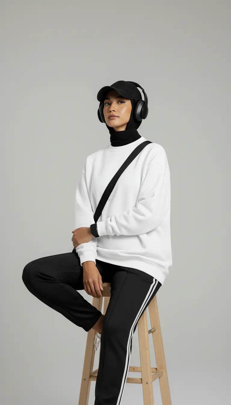 Crewneck Basic - White - RIZE