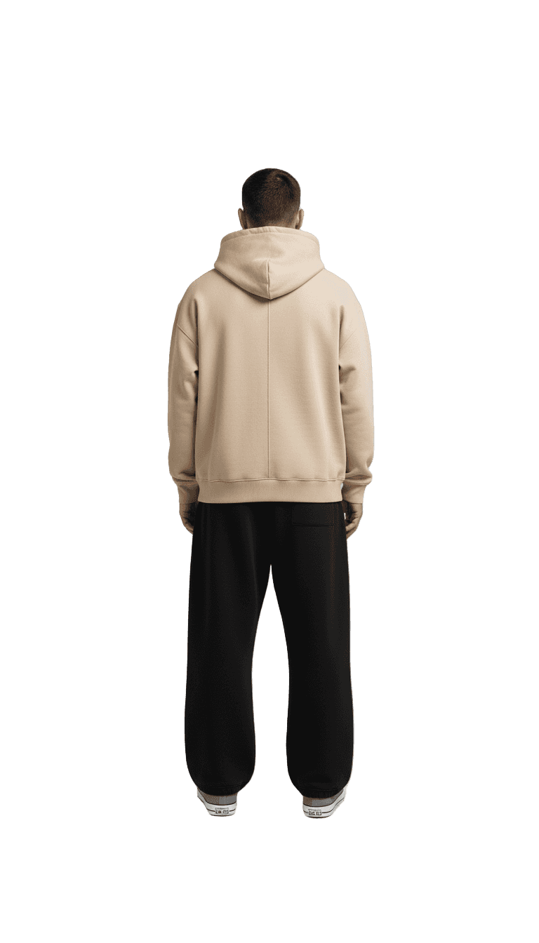 Oversize Hoodie - Black | Off-White | Beige - RIZE