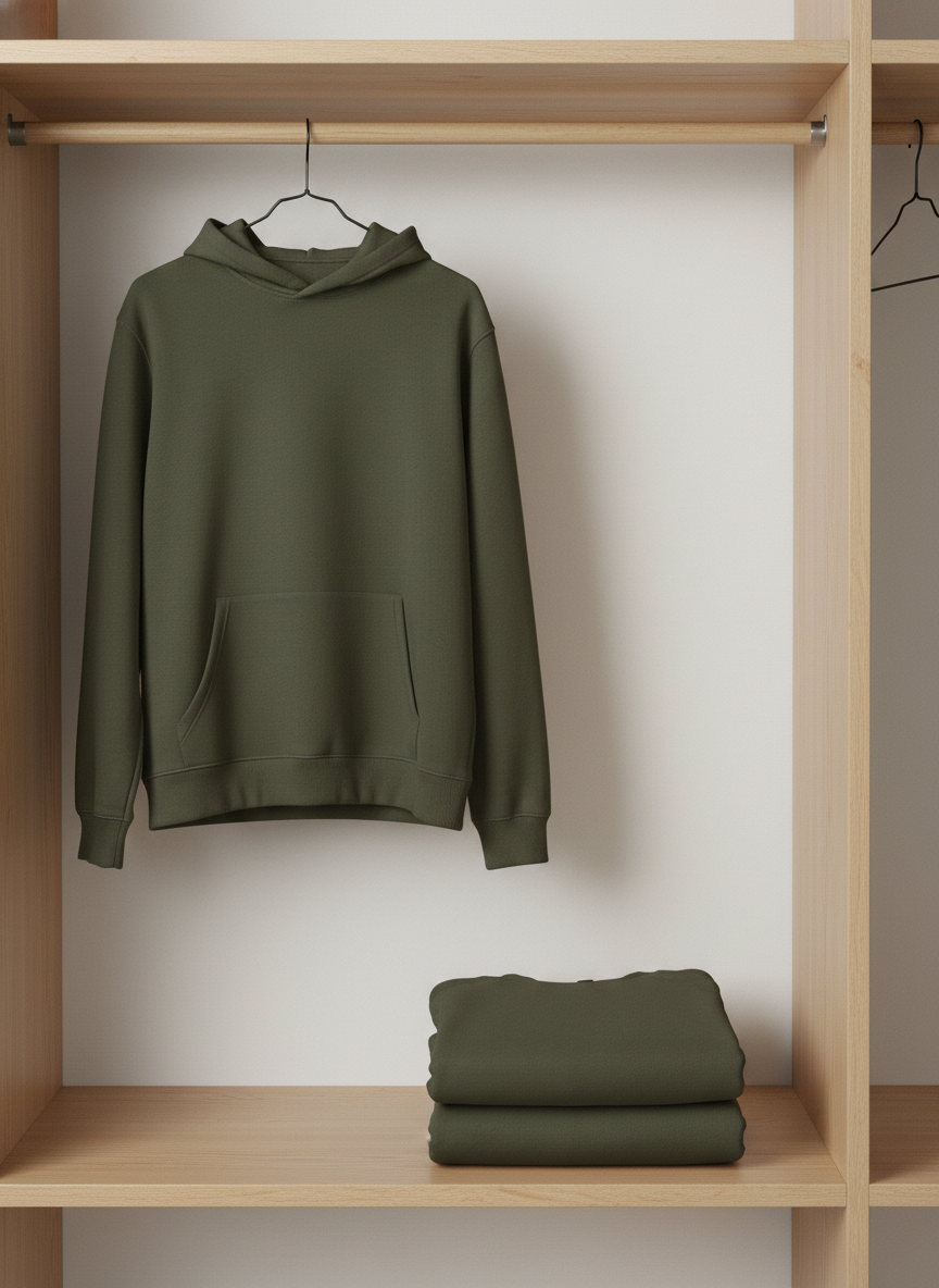 Oversize Hoodie - Olive
